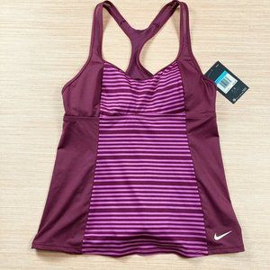 Nike Swim Tankini Racerback Purple Womens Medium